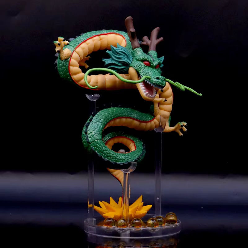 Bandai Dragon Ball Z Shenron Figur aus grünem Kunststoff als Sammelfigur für Fans - Bild 2