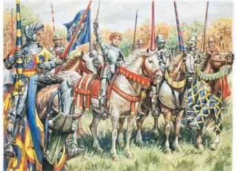 Italeri French Warriors (100 Years War), Ritter, 1:72, Bunt / Mehrfarbig - Bild 1