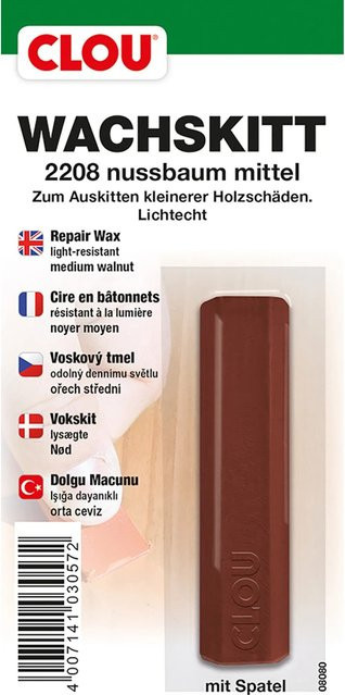 Clou Wachskitt Nussbaum Mittel Braun - Bild 1