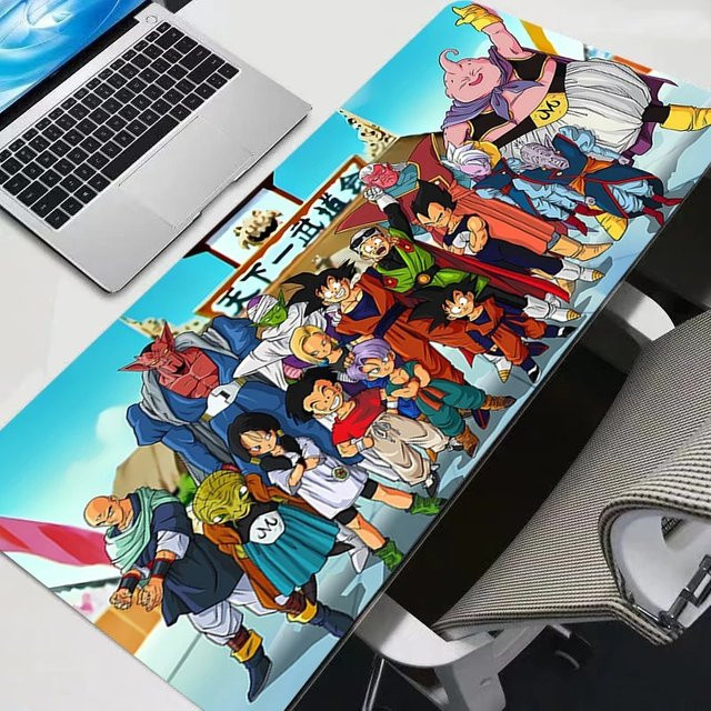 Bandai Dragon Ball Z Gaming-Mauspad XXL Schreibtischunterlage Schwarz Multicolour - Bild 1