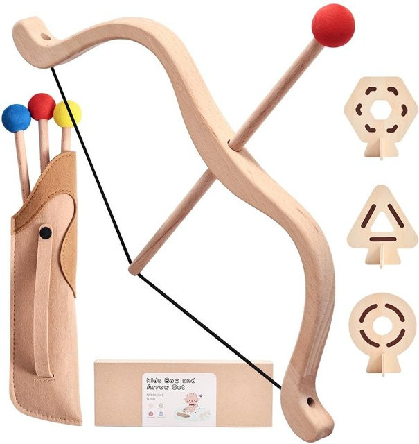 Topmix Bogen und Pfeil Spielzeugset, Holz, ab 0 Jahre - Bild 1