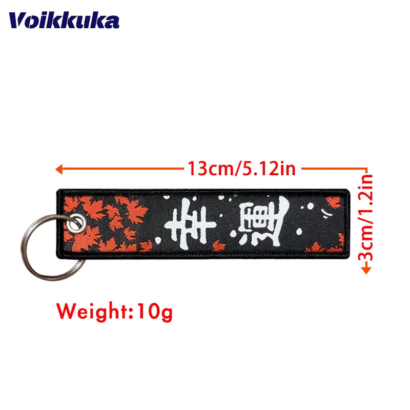 VOIKUKKA Schlüsselanhänger, Anime Stickerei, 1er-Set oder 3er-Set - Bild 2