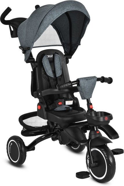 Byox Dreirad Cruz grau mit EVA-Reifen - Bild 1