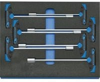 Gedore Steckschlüssel-Satz 2005 CT2-2133 T in Check-Tool-Modul, 7-teilig - Bild 1