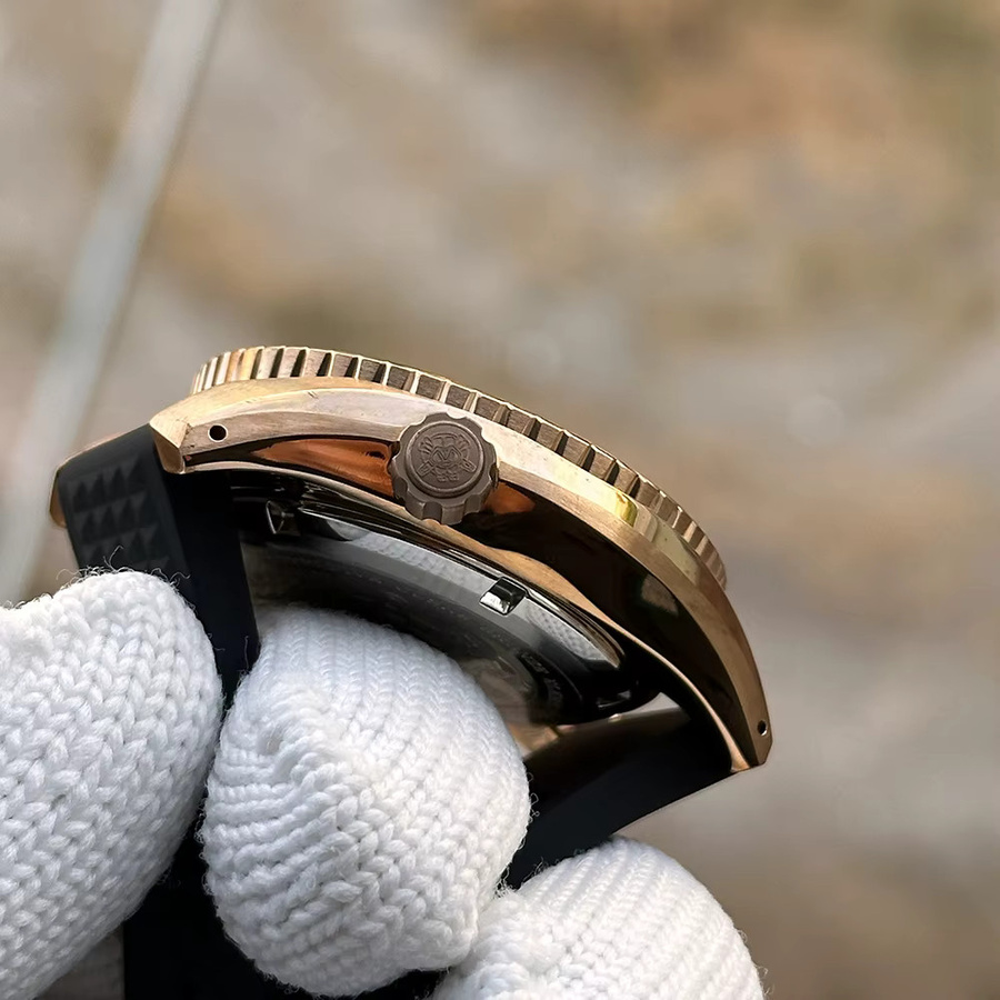 STEELDIVE Armbanduhr Automatik, Bronze, 44,9 mm, Herren, schwarzes Zifferblatt - Bild 2