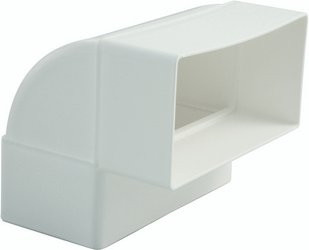 Marley Flachkanalwinkel 100 in Weiss, B/H/T: 110 x 93 x 93 mm - Bild 1