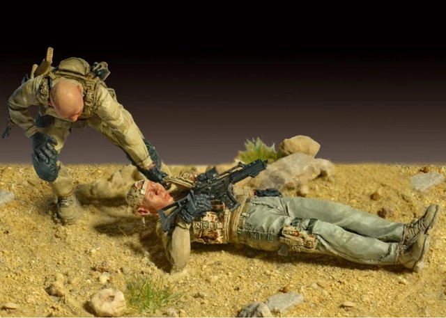 GK US-Militär-Spezialeinheiten, Resin-Soldatenmodell, Bausatz, 1/35 - Bild 1