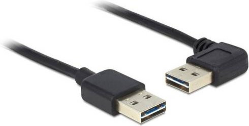 Delock USB 2.0 Datenkabel mit USB-A Stecker, Schwarz, 0,50 m - Bild 1