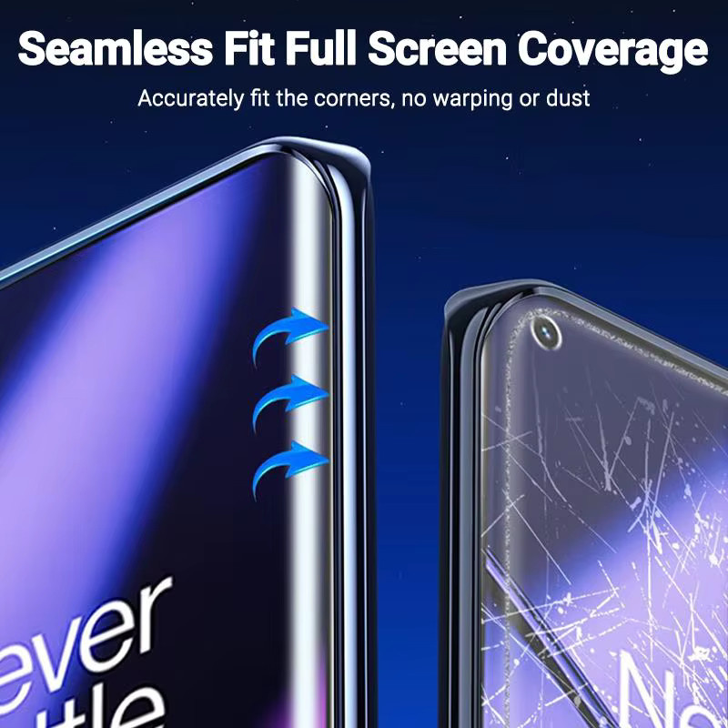 3er-Pack OnePlus Hydrogel Display Schutzfolie aus weichem TPU, transparent, inklusive Werkzeug für OnePlus 15 13 13T 12 12R 11 Nord 5 4 ACE 5 Pro - Bild 6