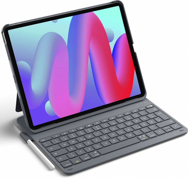 Inateck Tastatur Hülle für iPad Air 13 Zoll M4/M3/M2 und iPad Pro 12.9 Zoll, Schwarz, BK2007-13 - Bild 1
