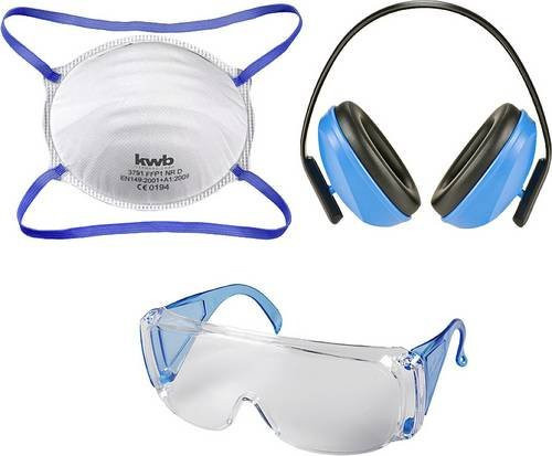 Kwb Atemschutz Vollmasken-Set FFP1 in Transparent und Multicolour - Bild 1
