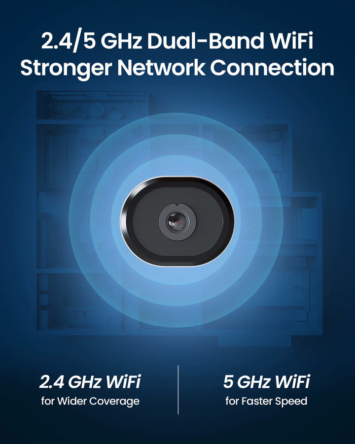 ZOSI C680 3MP 2K Fenster-Sicherheitskamera in Weiß mit vollfarbiger Nachtsicht, 2-Wege-Kommunikation und Dual-Band 2,4/5GHz WLAN für deine Haussicherheit - Bild 6