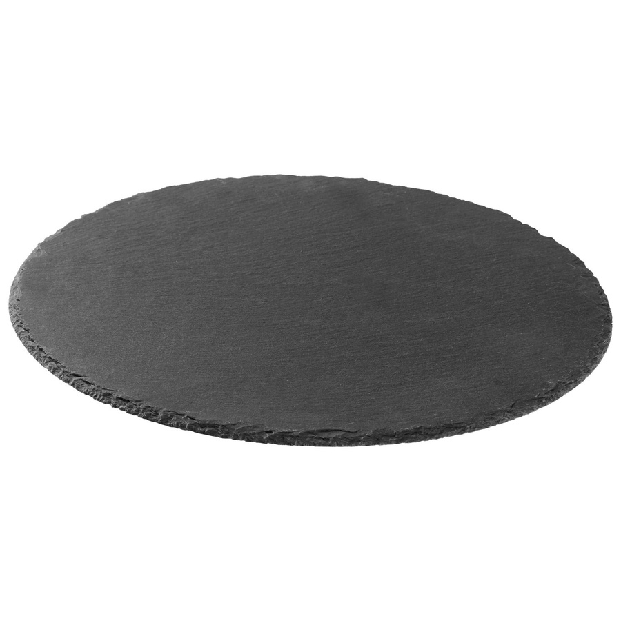 Zandiara Servierplatte Stoney in Schwarz, rund, Durchmesser: 40 cm - Bild 2