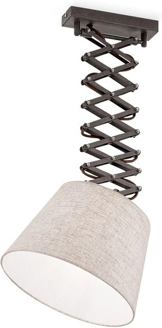 Orion Leuchten Boho Hängeleuchte Factory in Antik und Beige mit E27 Fassung, Durchmesser: 30 cm - Bild 1