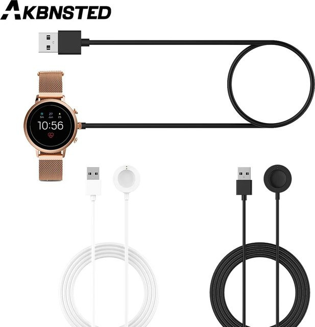 AKBNSTED Uhrenladekabel, magnetisches Schnellladegerät, 1 m, Schwarz, Unisex - Bild 1