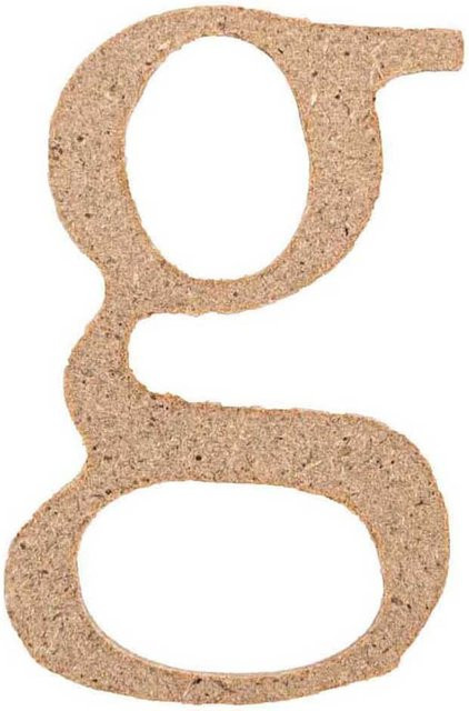 Rico Design MDF Kleinbuchstabe G - Bild 1