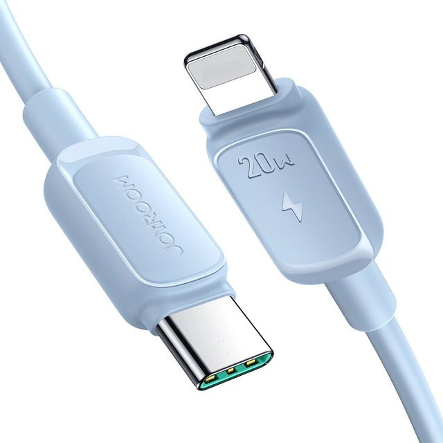 Joyroom USB-C auf Lightning Daten- und Ladekabel S-A14, 20W, Blau, 1,2m - Bild 1