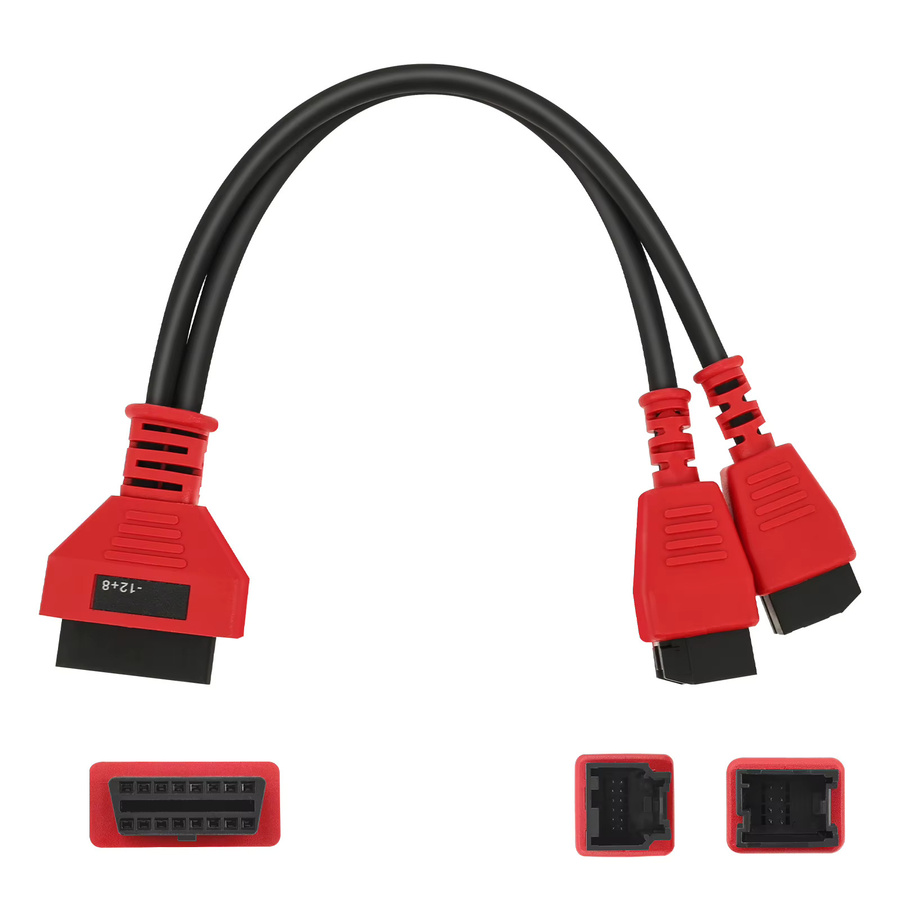 OBD2-Adapter SGW-Kabel 12+8 Bypass-Gateway-Adapterkabel für Protokollprogrammierung bei Dodge Ram Jeep Fiat Chrysler FCA in Rot - Bild 7