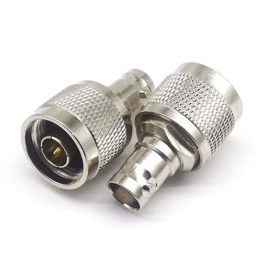 Lebeisenf N-Typ-Adapter N-Kopf weiblich auf Q9-Kopf weiblich L16-Adapter HF-Stecker, Farbe: Silber - Bild 2