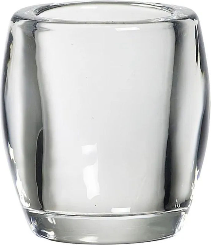 Bolsius Teelichtglas aus Glas, transparent, Höhe: 7,7 cm, Durchmesser: 7,2 cm - Bild 1