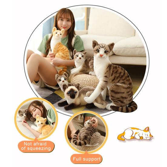Amusedly Katze Design Tier Kissen, Plüschtiere - Bild 5