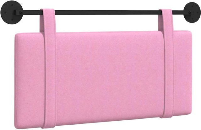 vidaXL Wandmontiertes gepolstertes Paneel in Rosa, Stoff, B/H/T: 90 x 55 x 5 cm - Bild 1
