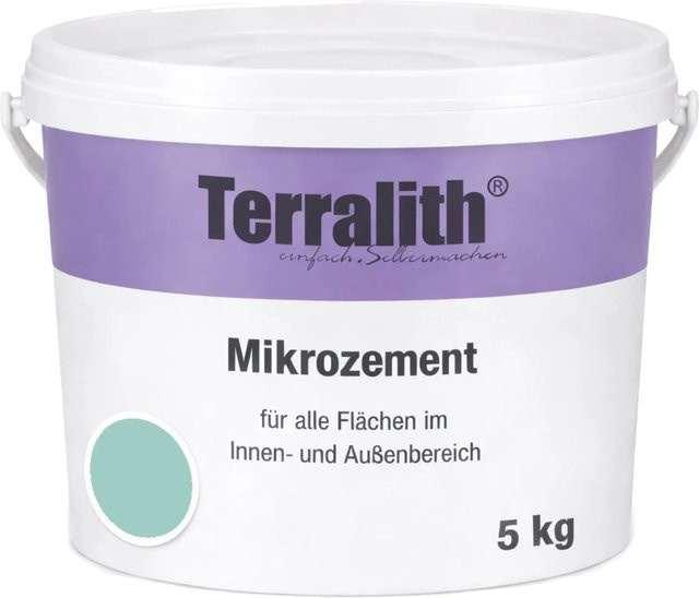 Terralith Mikrozement Fix & Fertig LFC0482 in Blau, Grob, 5 kg für 4,25 qm - Bild 1