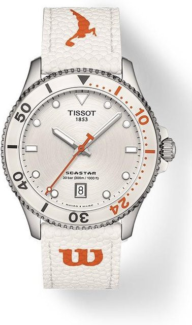 Tissot Armbanduhr, Quarz, Edelstahl, Weiß, Herren - Bild 1