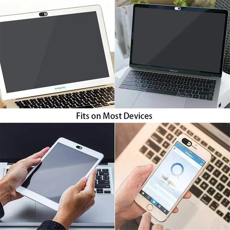 Webcam Abdeckung Slider für Laptop, iPad, PC und Macbook zur Wahrung der Privatsphäre in Schwarz - Bild 4