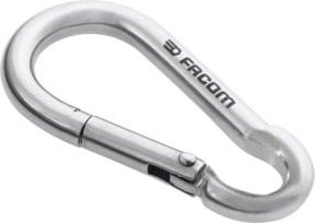 Facom Karabinerhaken Edelstahl in Silber, Größe: 60 mm - Bild 1