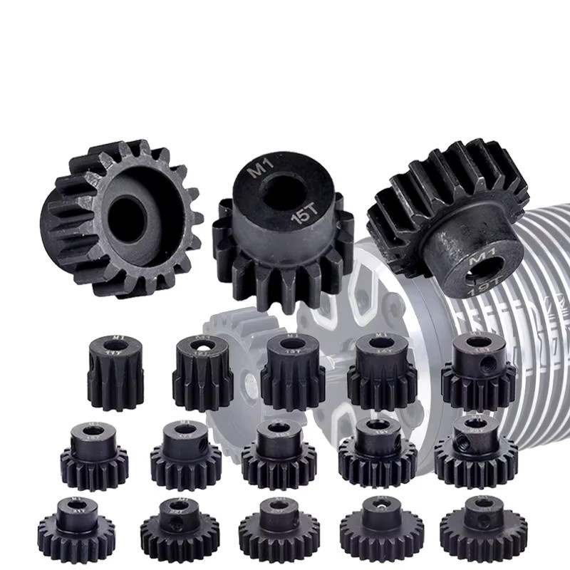 PYFORE Ritzel Motor Getriebe, Schwarz, Metall, für 1/10 Rc Modell Auto - Bild 4