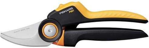Fiskars X-series P921 Bypass-Gartenschere in Schwarz-Orange mit Stahlklingen - Bild 1
