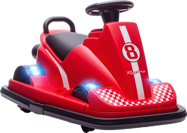 AIYAPLAY Kinder Elektroauto Autoscooter mit Licht und Sound