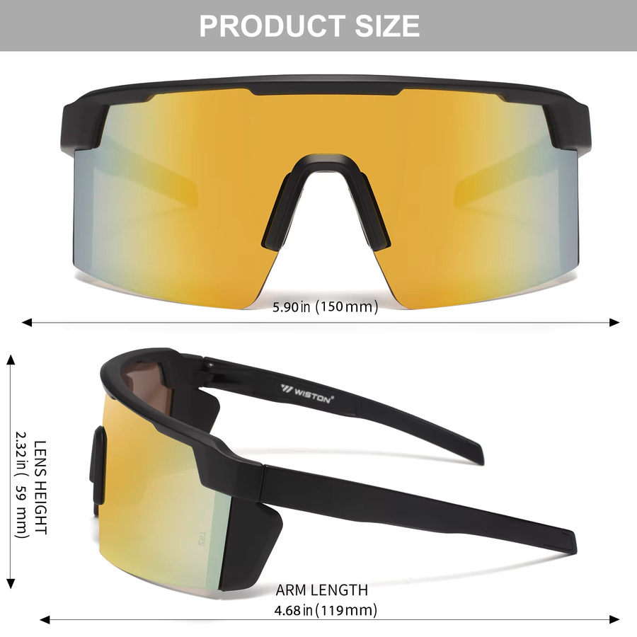 MAXJULI Sonnenbrille, Unisex, Vollrand, Black, TR90, polarisiert - Bild 3