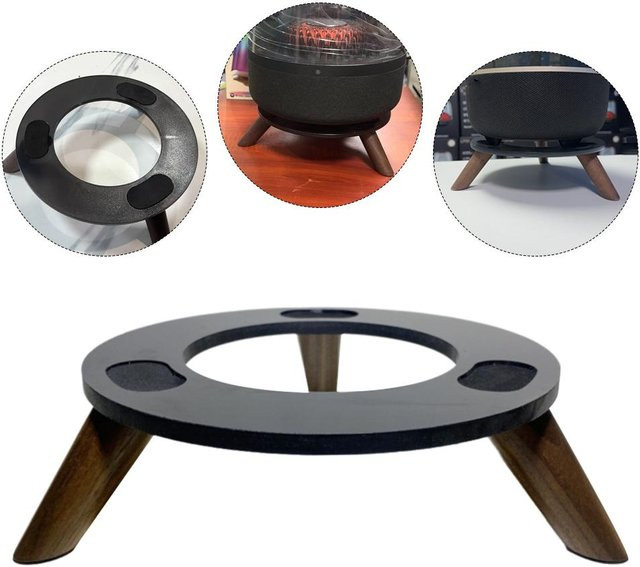Harman Kardon Schallabsorber-Basis in Schwarz für Glas 2. und 3. Generation sowie Kristall 4. Generation Lautsprecherhalterung - Bild 1