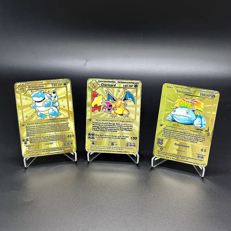 TAKARA TOMY Pokémon Metall-Sammelkarten, Bunt / Mehrfarbig - Bild 2