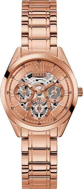 Guess Armbanduhr, Edelstahl, Roségold, Quarz, 34 mm, Damen - Bild 1