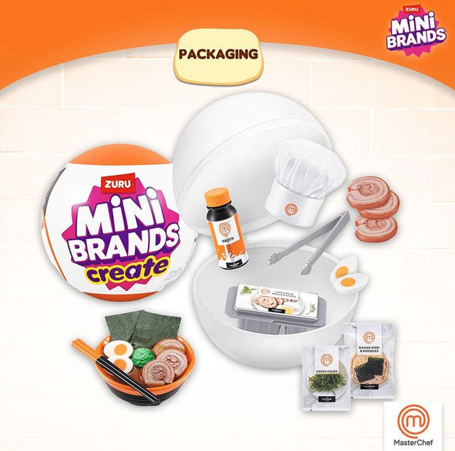 ZURU Mini Brand Koch-Serie, Überraschungsball, Miniatur-Spielzeug - Bild 1