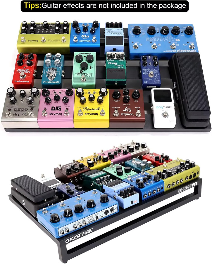 Ghost Fire V-Serie Effektpedalboard aus Legierung für Gitarreneffektpedale - Bild 2