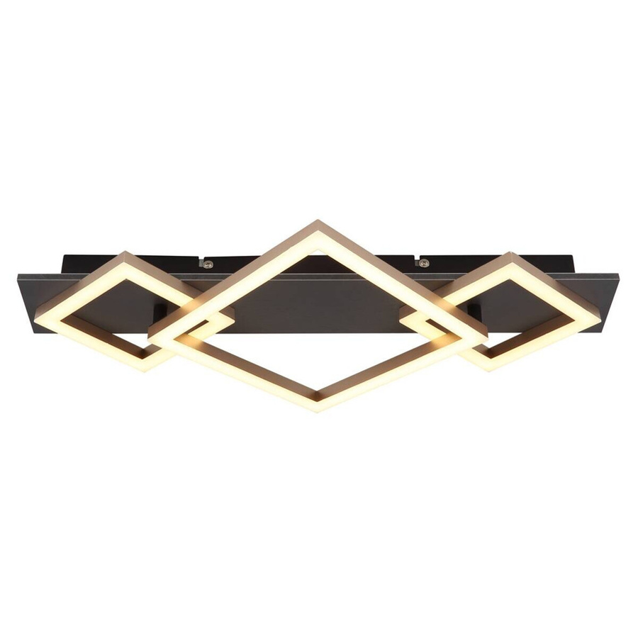 Globo Lighting LED-Deckenleuchte modern in Schwarz, Grau oder Beige, B/H/L: 31,2 x 7,5 x 54 cm - Bild 3
