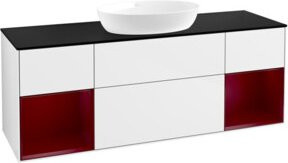 V&B Waschtischunterschrank Finion in Weiß lackiert, Breite: 160 cm, Tiefe: 50,1 cm, Höhe: 50,1 cm - Bild 1