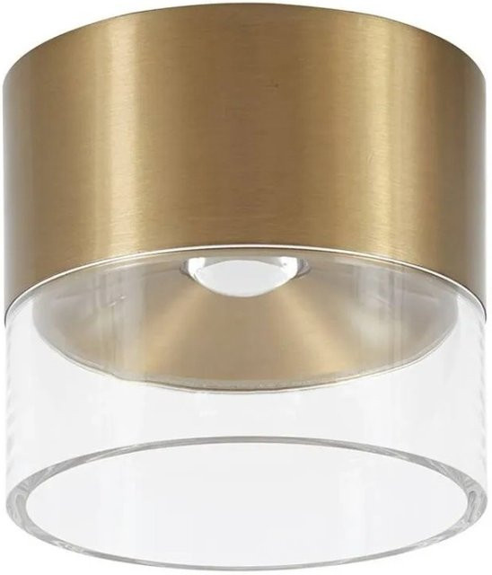 Lindby LED Deckenleuchte Dalila in Gold/Messing mit transparentem Glas für Wohnzimmer und Flur - Bild 1