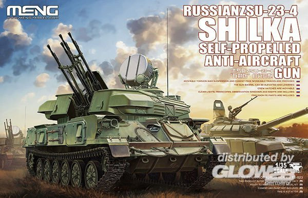 MENG Models Russian ZSU-23-4 Shilka Self-Propelled Anti-Aircraft Gun, Fahrzeuge, Grün - Bild 1