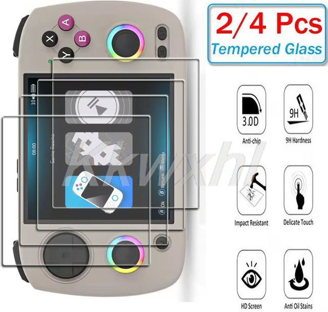Anbernic RG CubeXX Panzerglas Display-Schutzfolie Transparent 2-4 Stück - Bild 1