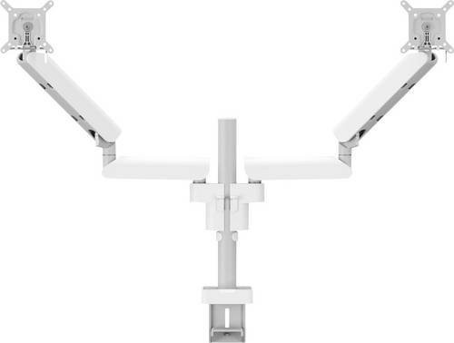 Vogel's Monitor-Tischhalterung MOMO 4237 für 2 Displays, 25,4 cm bis 86,4 cm, Weiß, höhenverstellbar, drehbar und neigbar - Bild 1