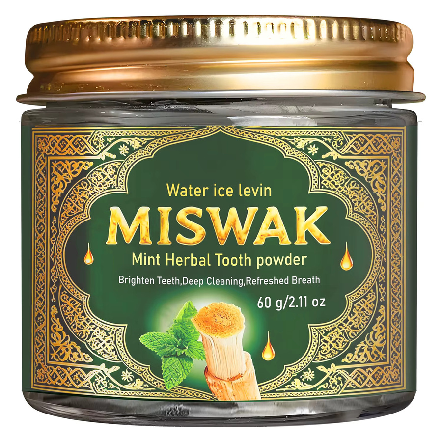 MISWAK Zahnpulver Minze, mit Hyaluronsäure, Unisex - Bild 4