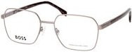 BOSS BOSS 1835 R81 Korrektionsbrille, Vollrand, Quadratisch, Metall, Silber, Grau, Herren - Bild 1