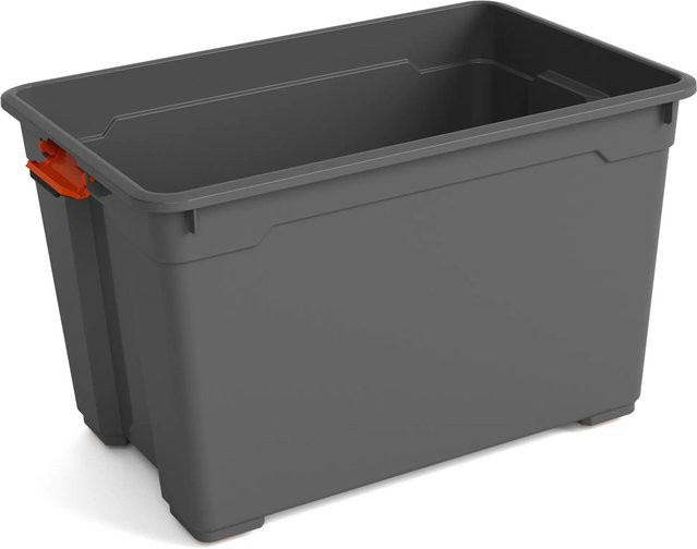 OBI Allzweckbox Cadiz Pro XL Dunkelgrau mit Rollen aus Kunststoff B/T/H: 58,0 x 36,5 x 38,0 cm - Bild 1