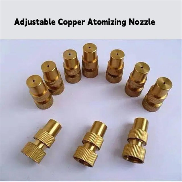 Adhere To Fly Kupfer-Zerstäuberdüse in Gold für elektrische Drucksprüher und Garten-Pestizidsprühgeräte - Bild 1