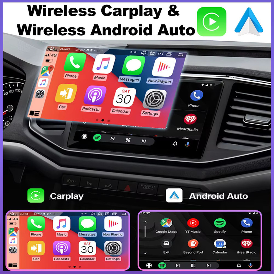 AutoNevee Android 16 Multimedia-Autoradio mit GPS und 5G Navigation für Toyota Prius 3 XW30 (2009 - 2015) Rechtslenker, Schwarz - Bild 2